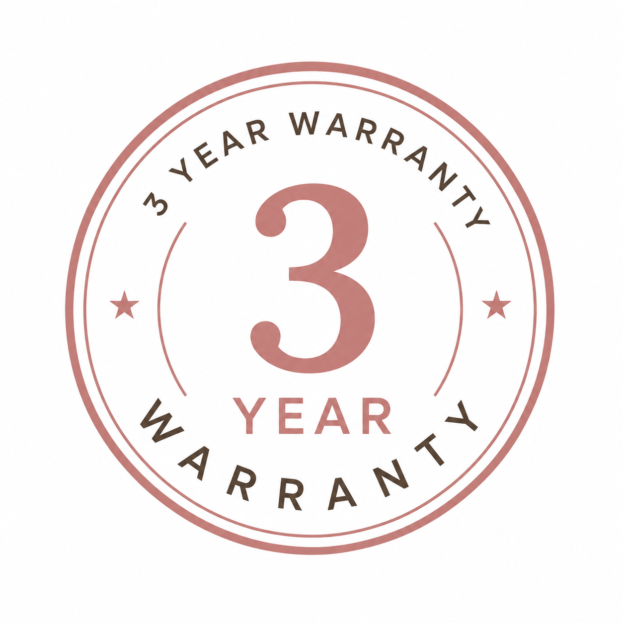 3 Year Warranty